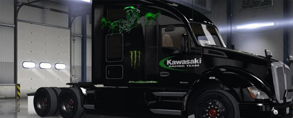 Monster energy kawasaki skin