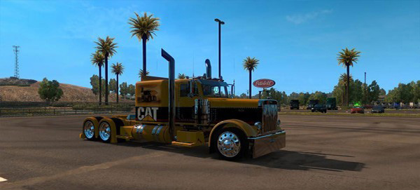 Peterbilt Custom CAT Skin