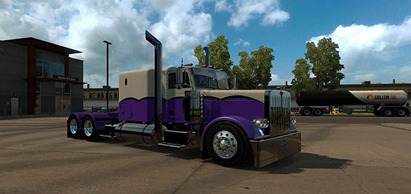 Custom Purple and White Mod for Vipers Peterbilt