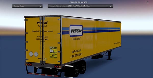 DC Penske Trailer