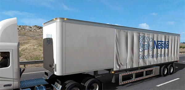 Nestle cutain trailer