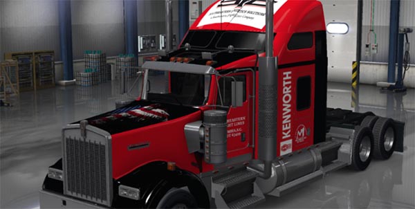 Southeastern freight lines for Kenworth W900 Skin