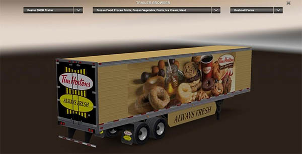 Tim Hortons Reefer 3000r Trailer v2.0