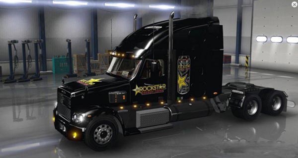 Freightliner Coronado Rockstar Energy Drink Skin