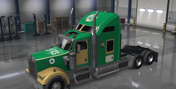 Kenworth W900 Boston Celtics Skin