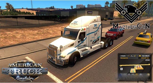 Peterbilt 579 Telmex Skin