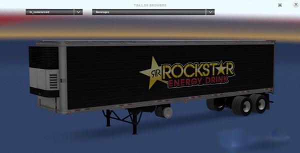 Rockstar Energy Reefer Trailer